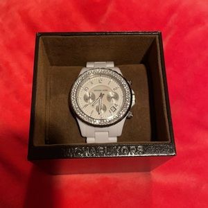 Authentic Michael Kors Watch with Rhinestones.